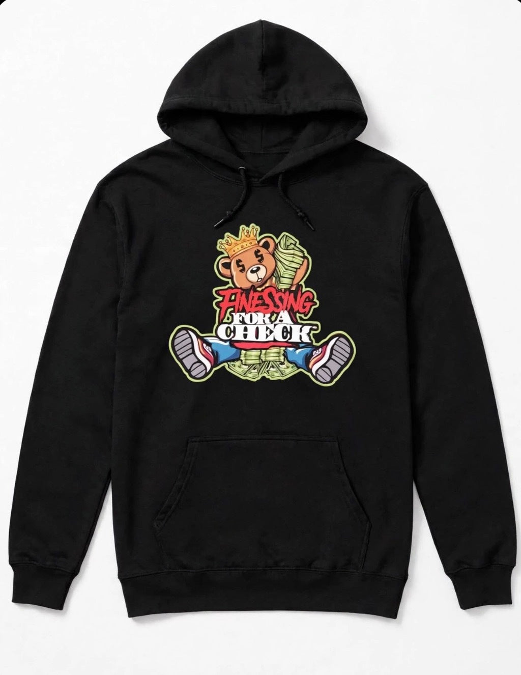 Finessing For A Check Hoodie