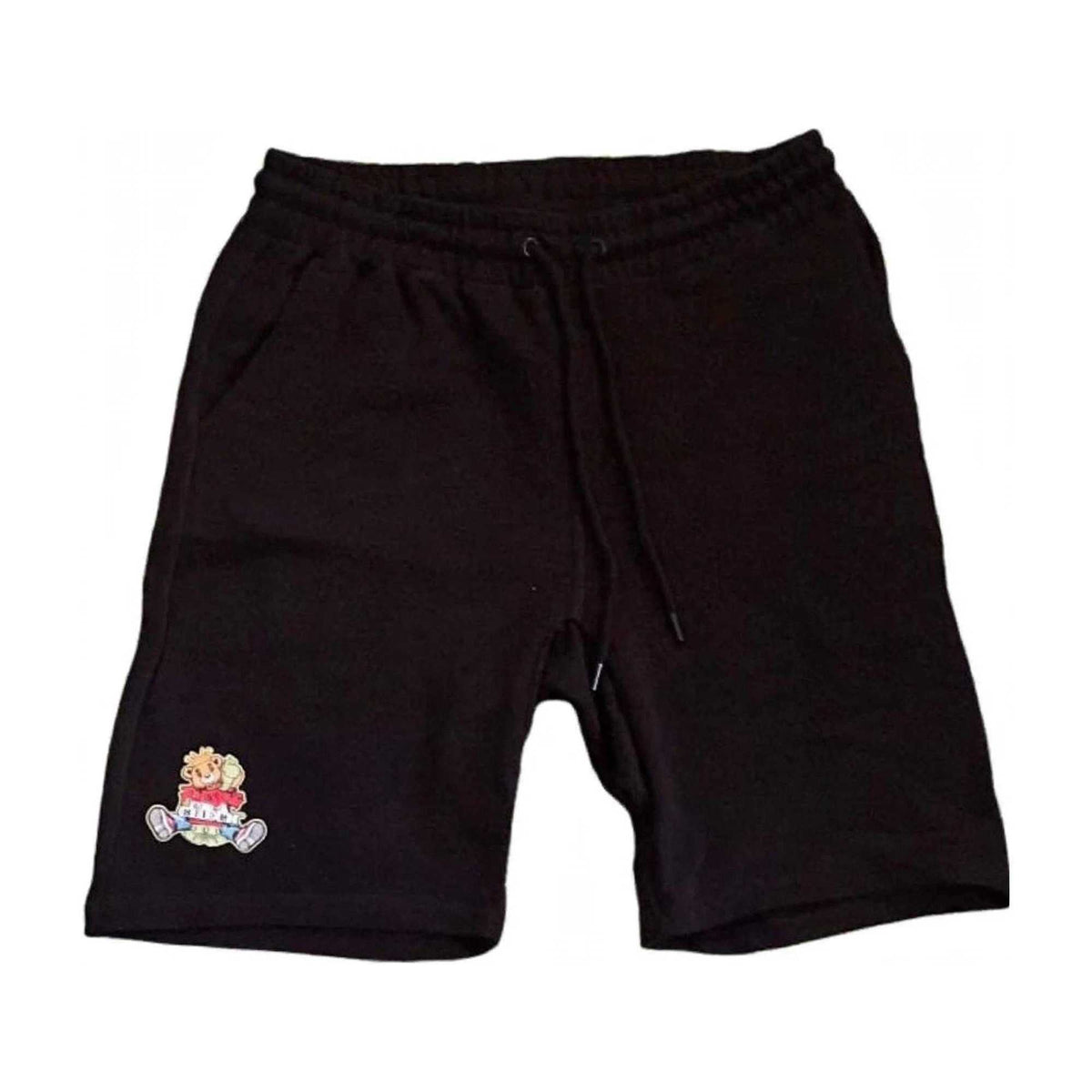 Black Finessing For A Check Shorts
